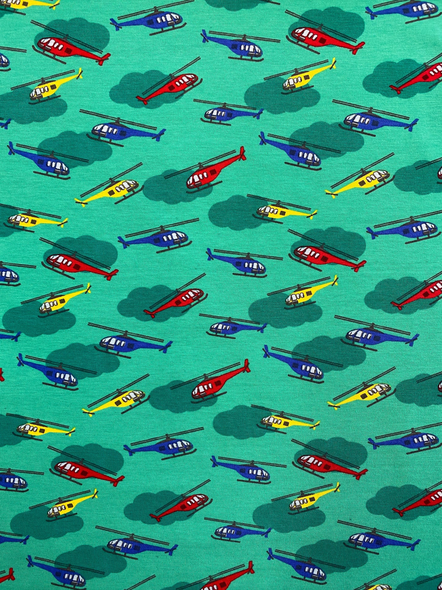 Helikopterit, puuvillatrikoo