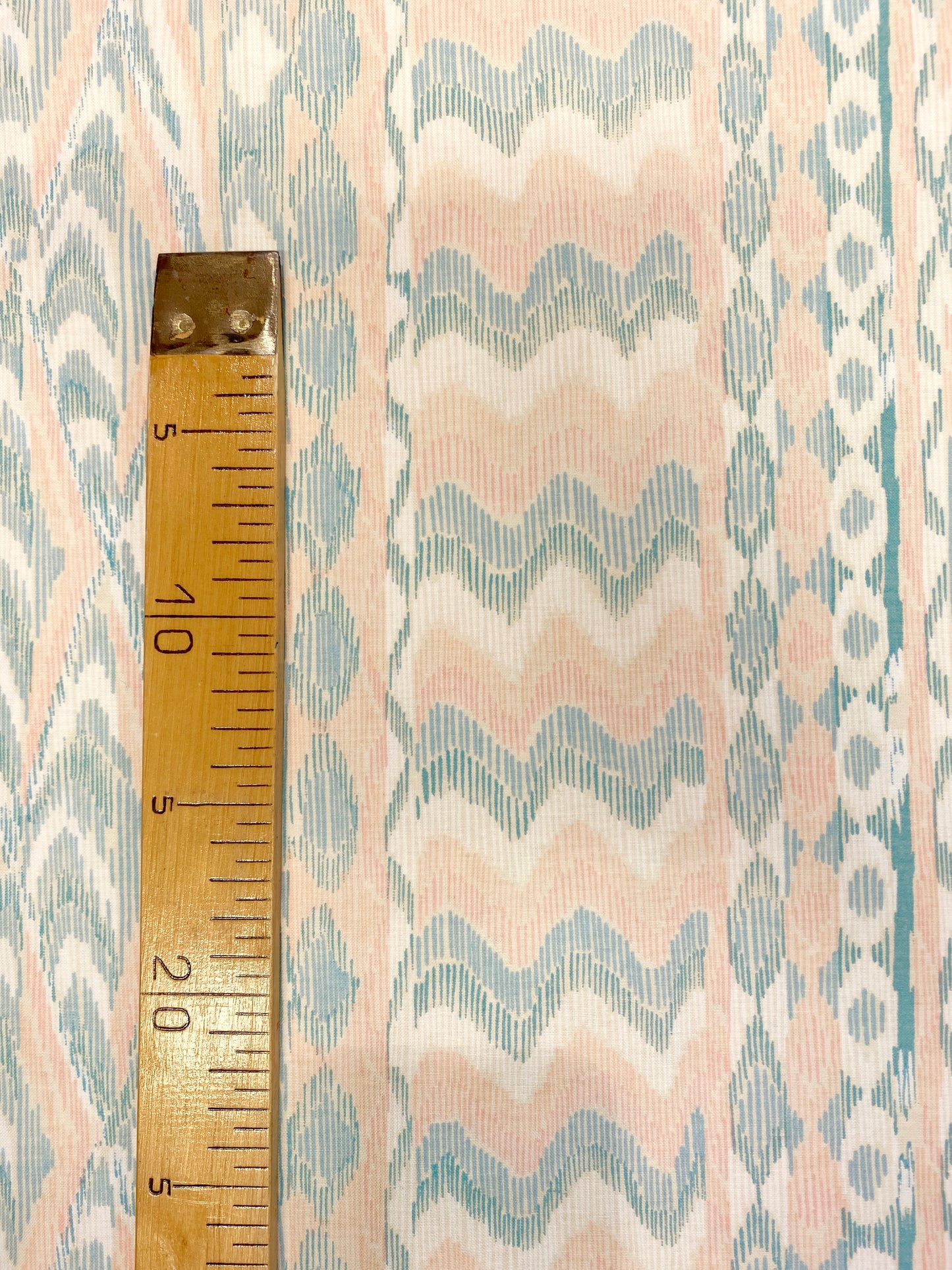 Ikat, turkoosi, vettähylkivä puuvillakangas