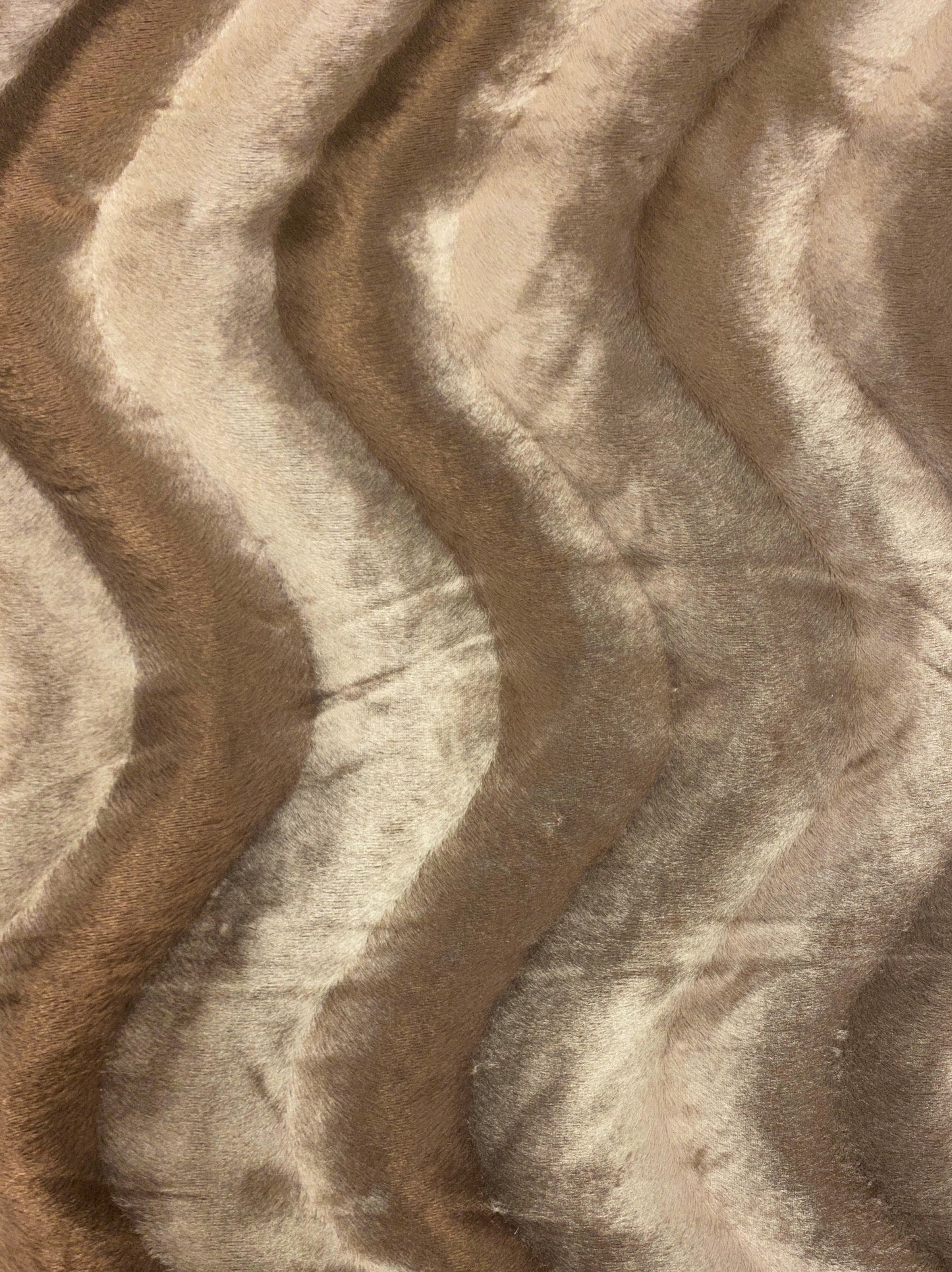 Velboa, keskiruskea, polyester