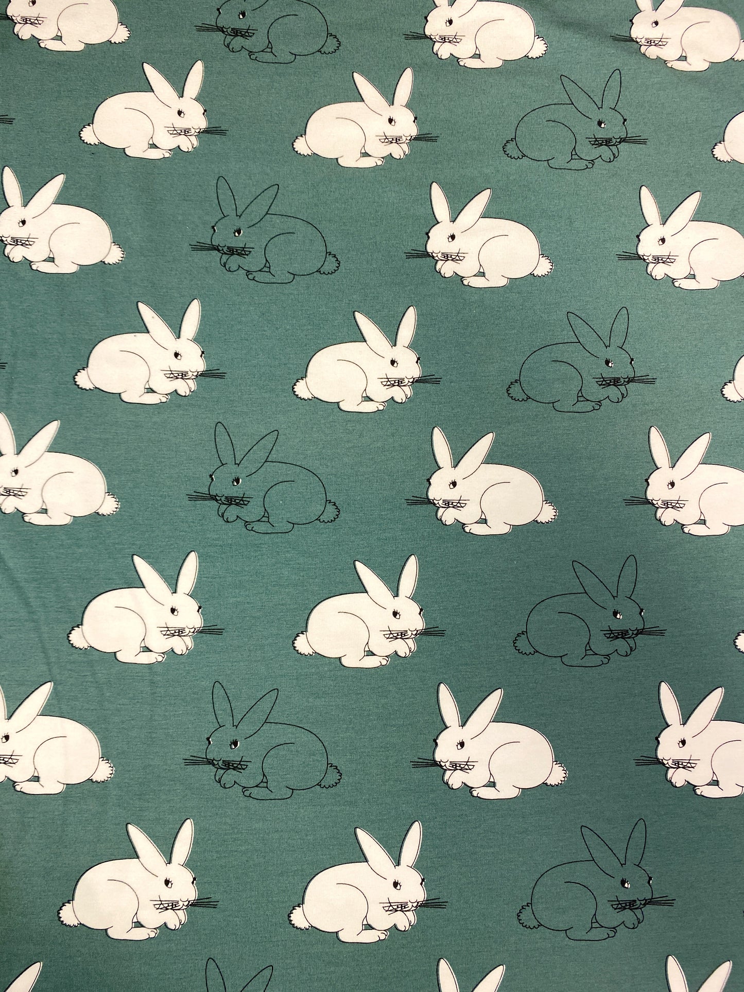 Puput, vihreä, puuvillatrikoo