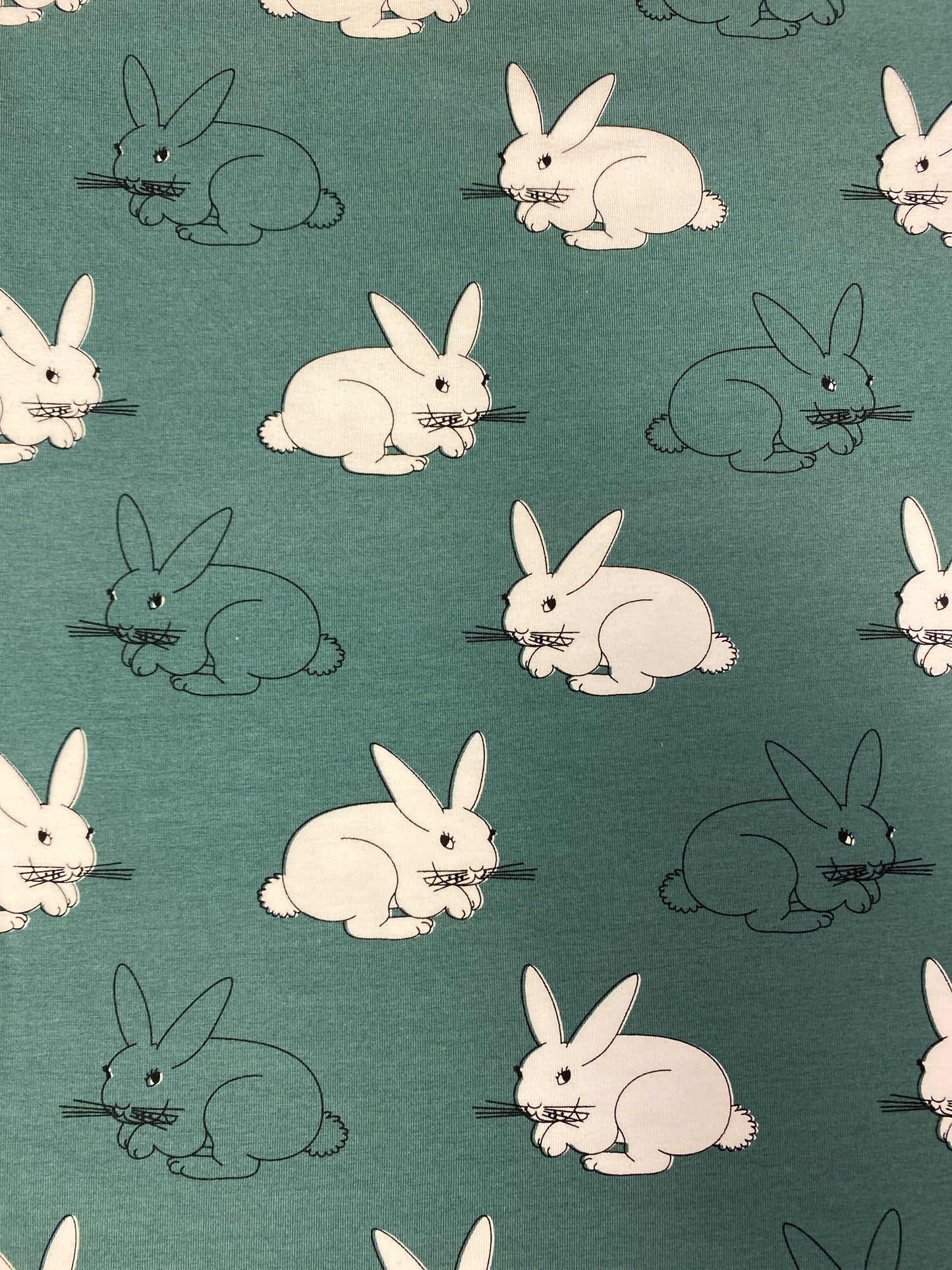 Puput, vihreä, puuvillatrikoo