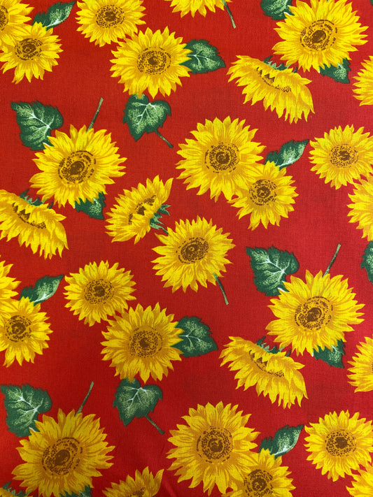 Auringonkukat, puuvilla