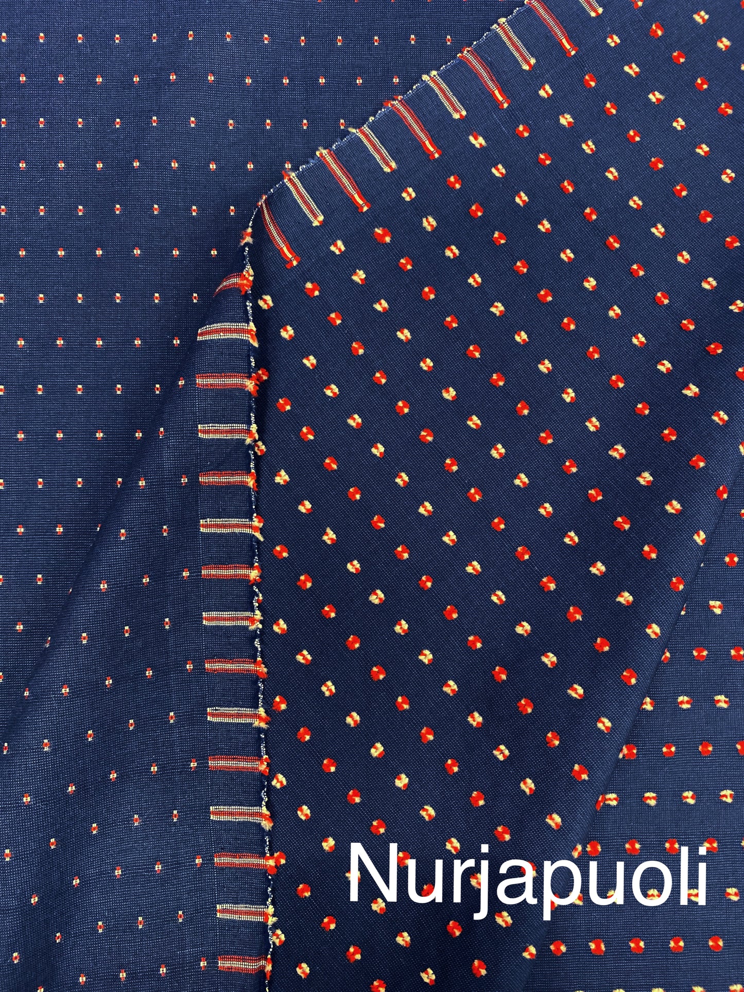 Navy Dots, Italia, puuvilla
