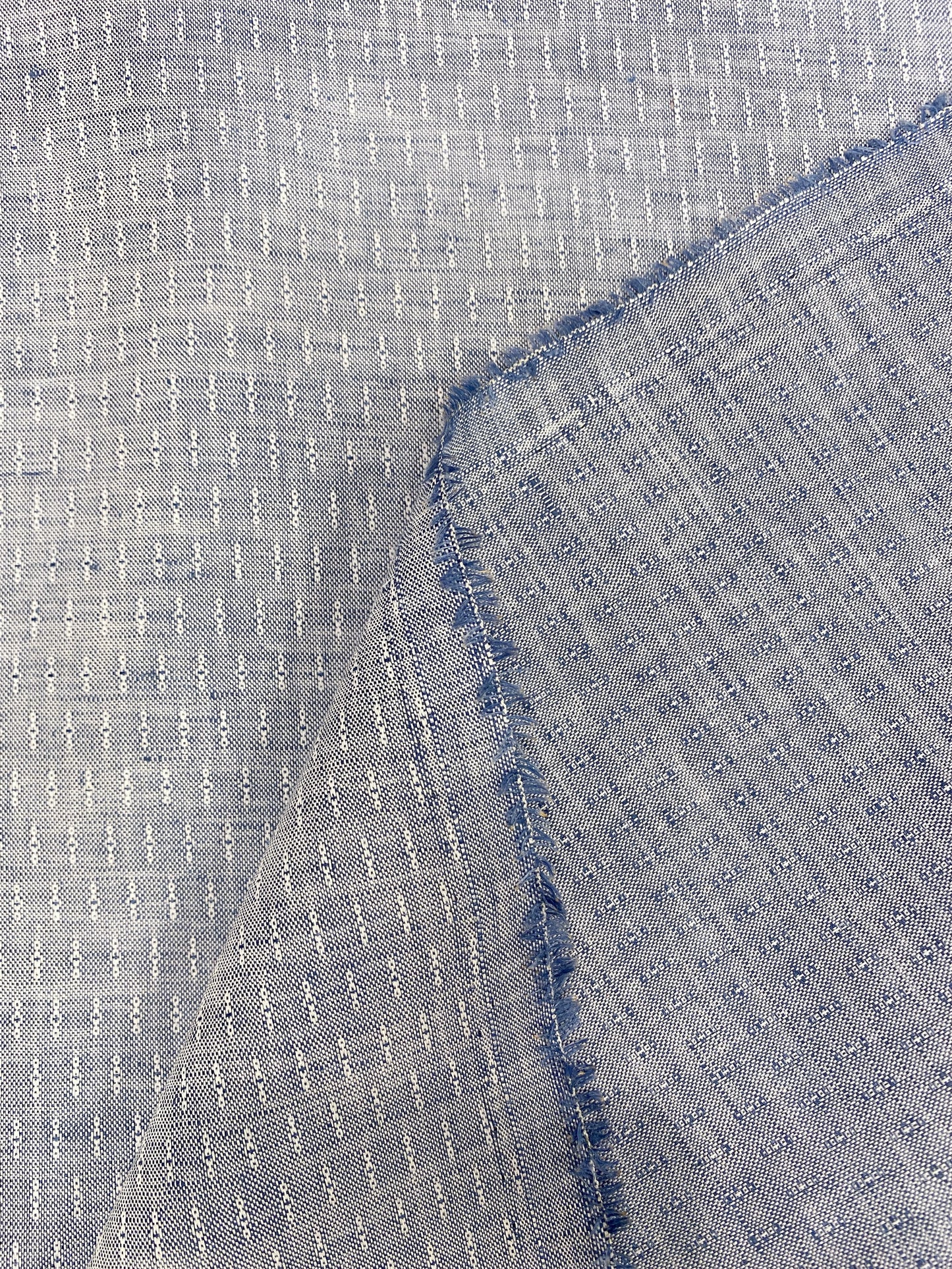 Chambray Blu, Italia, pellavasekoite
