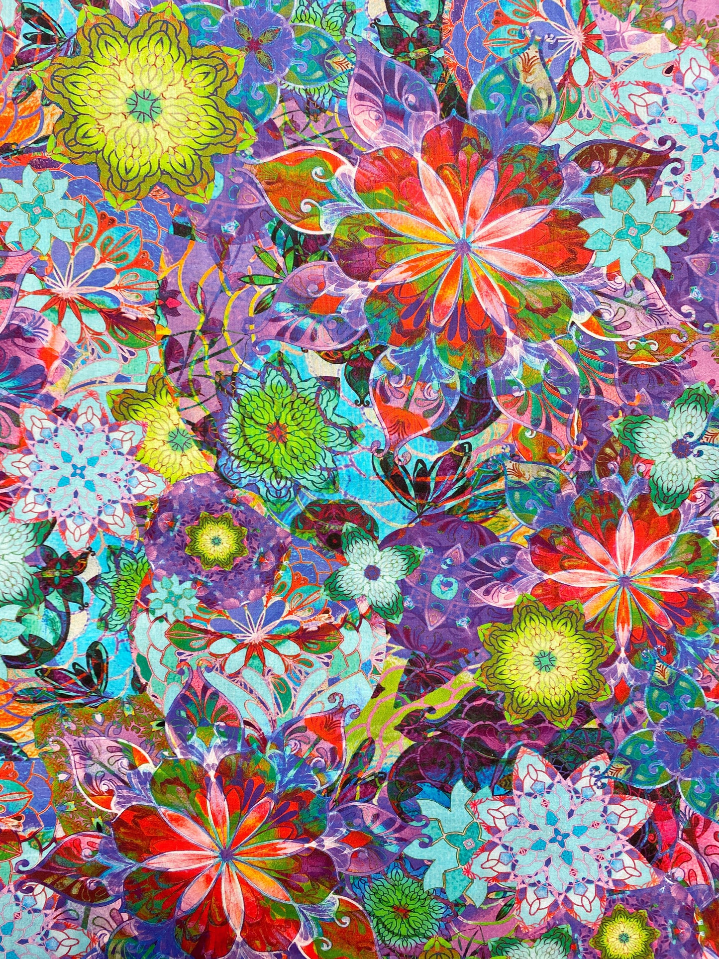 Carnival of Venice, violetti, puuvillabatisti