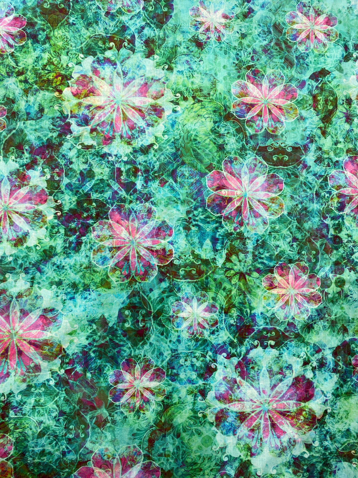 Carnival of Venice, vihreä, puuvillabatisti