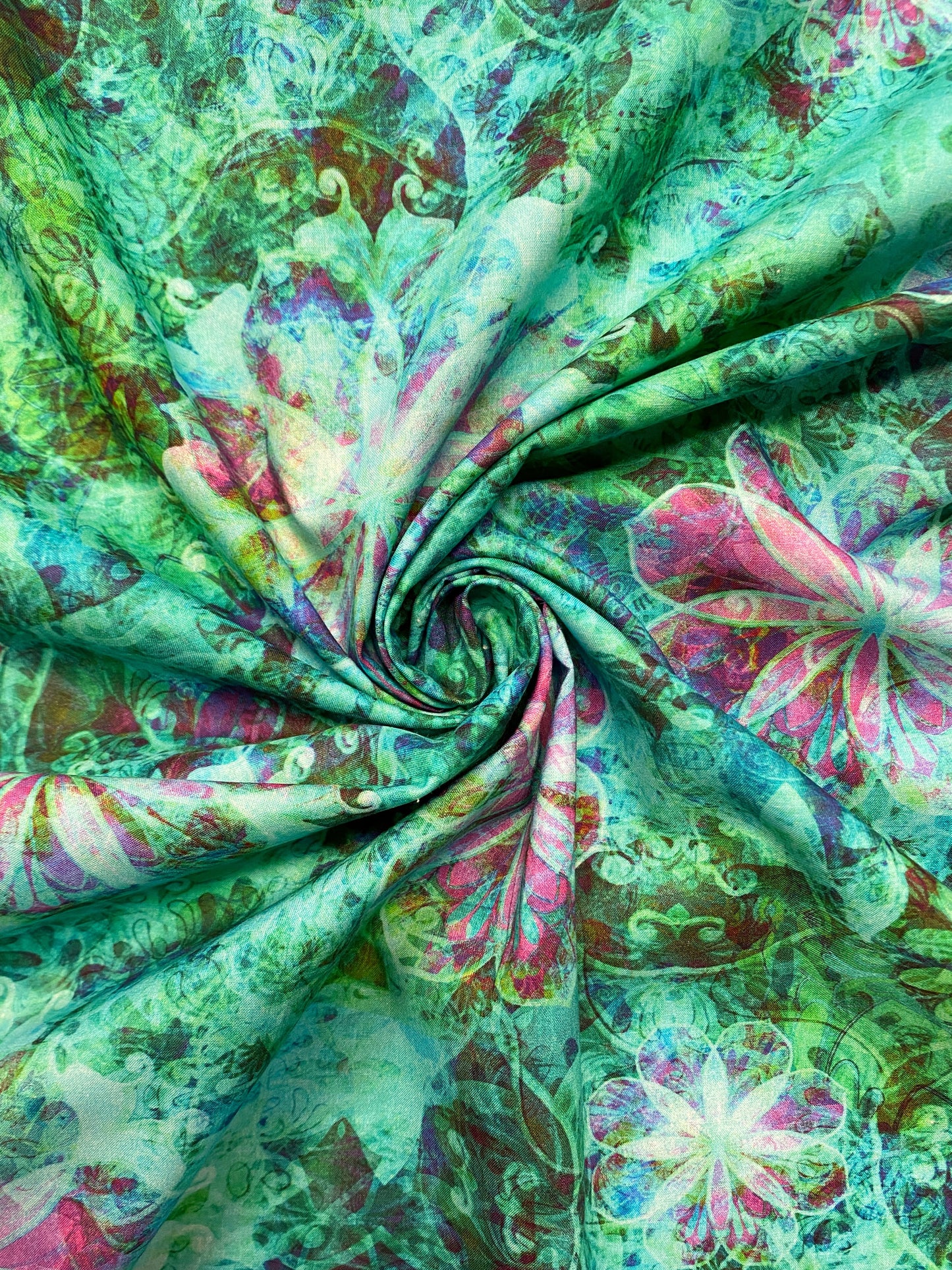 Carnival of Venice, vihreä, puuvillabatisti