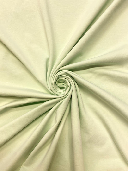 Pastellinvihreä, puuvillatrikoo