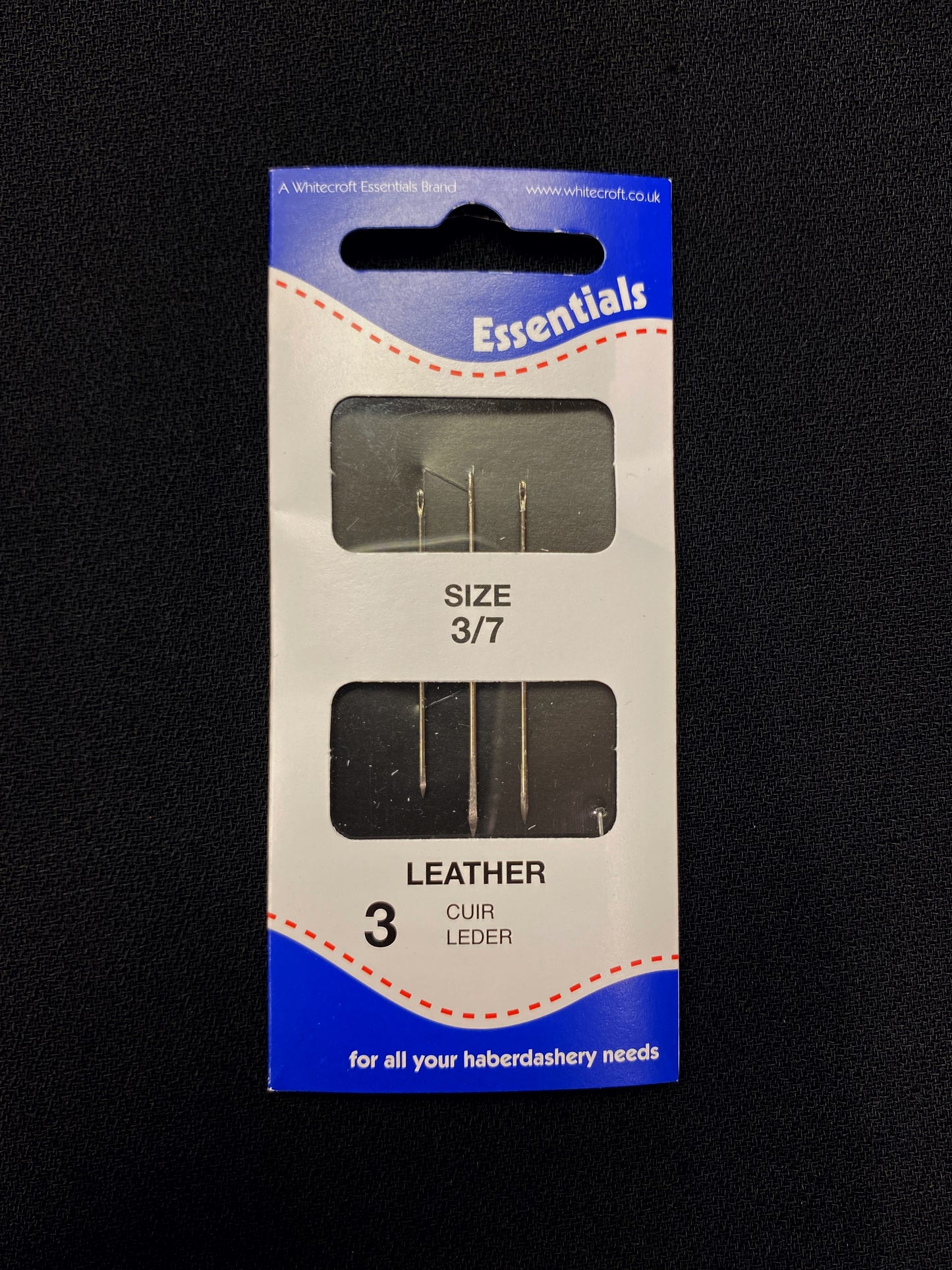 Silmäneulat nahalle 3 kpl