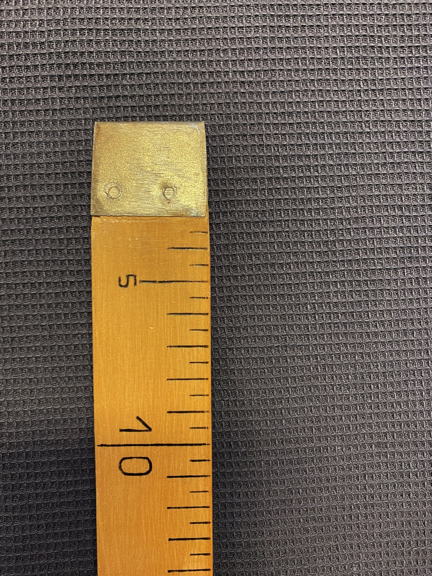 Mini vohvelikangas, tummanharmaa, puuvilla