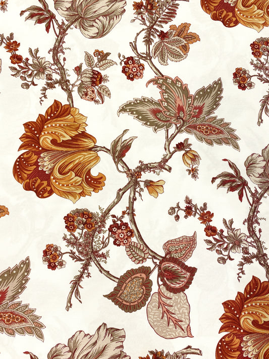 Art Nouveau, oranssi, puuvillasekoite