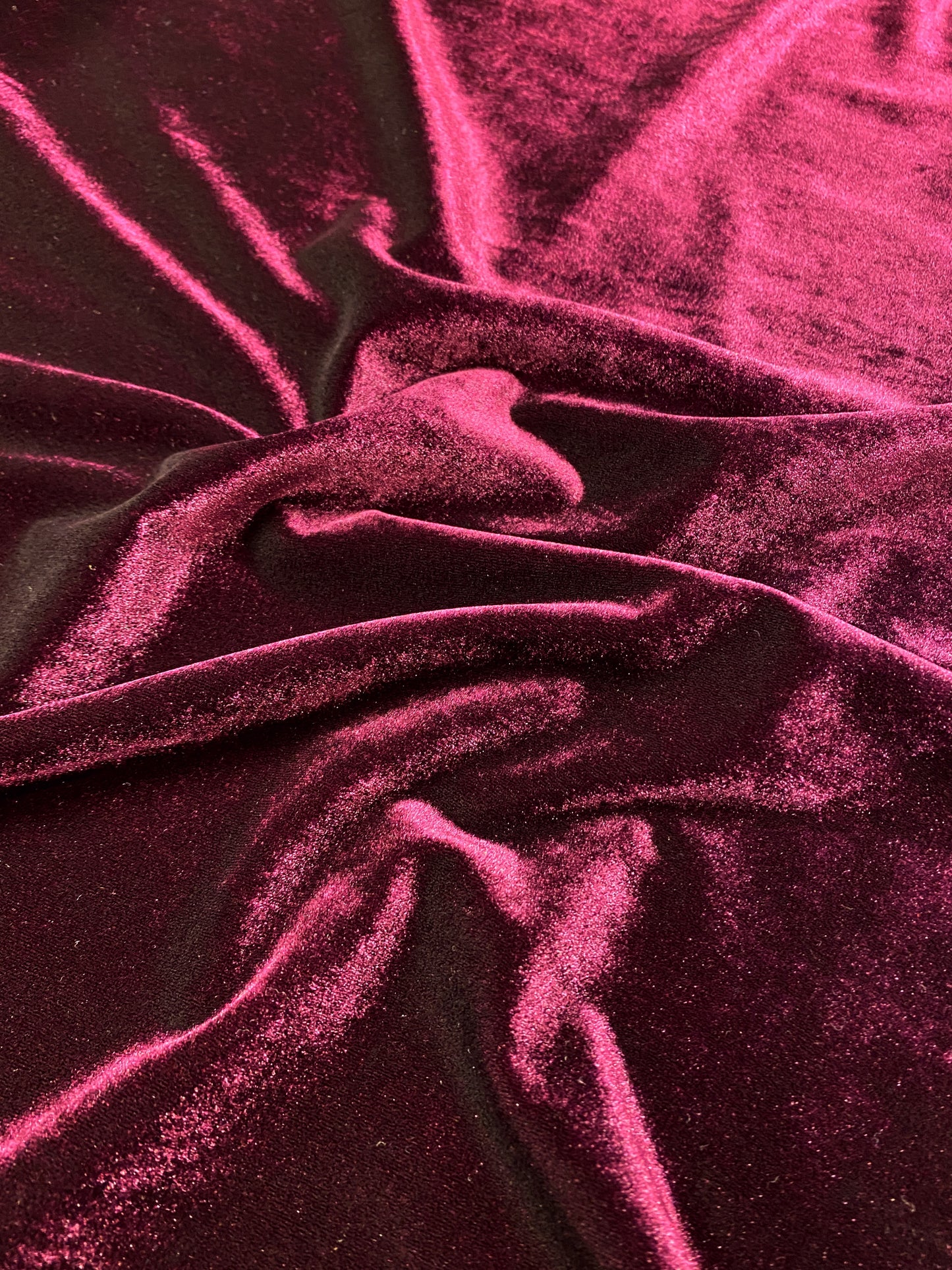 Glory, viininpunainen, joustosametti