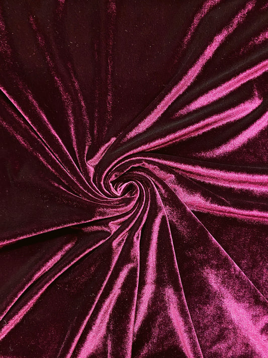 Glory, viininpunainen, joustosametti