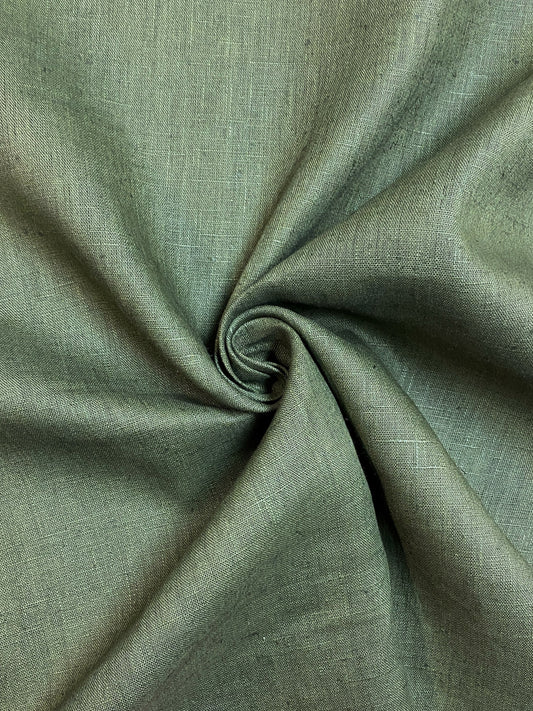 Sisustuspellava, sammaleen vihreä, verho- ja sisustuskangas