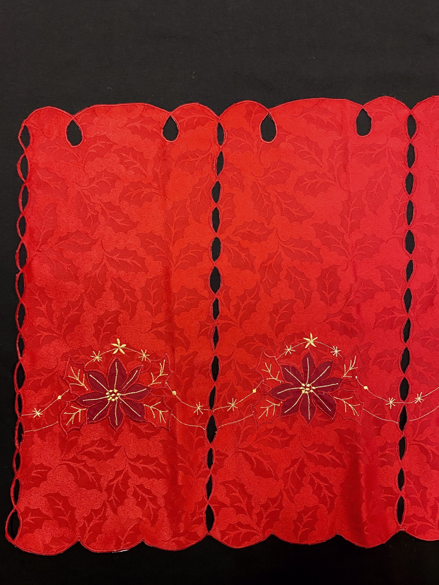 Joulutähdet, kappa, polyester