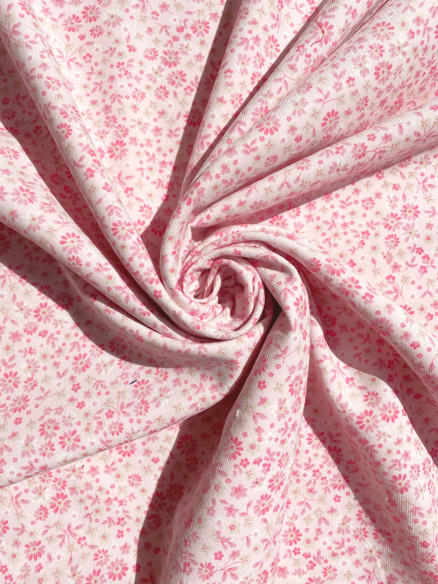 Baby flowers, vaaleanpunainen Baby Cord, puuvilla