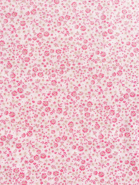 Baby flowers, vaaleanpunainen Baby Cord, puuvilla