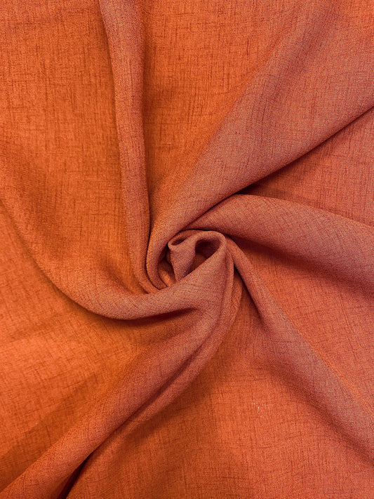 Tuuli, poltettu oranssi, kreppisifonki