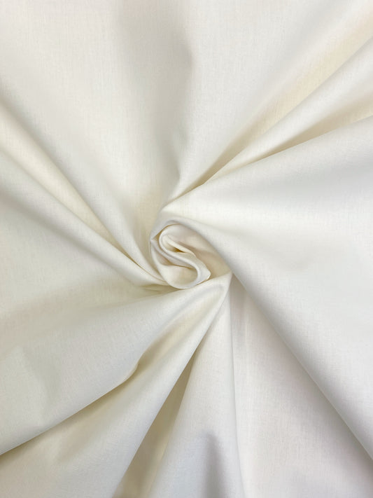 NATURAL WHITE, puuvilla, leveys 240 cm