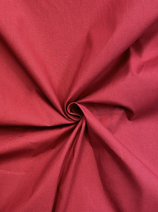 WINE RED, puuvilla, leveys 240 cm