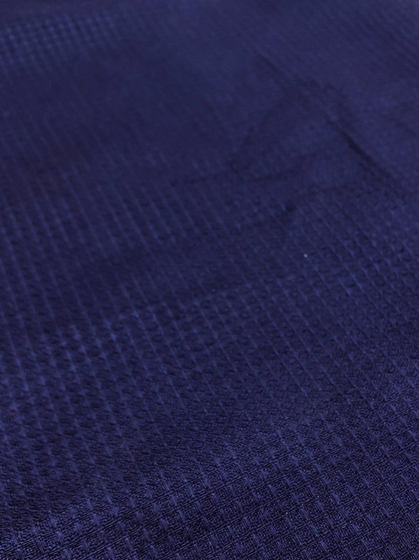 Perinteinen vohvelikangas, tummansininen, puuvilla