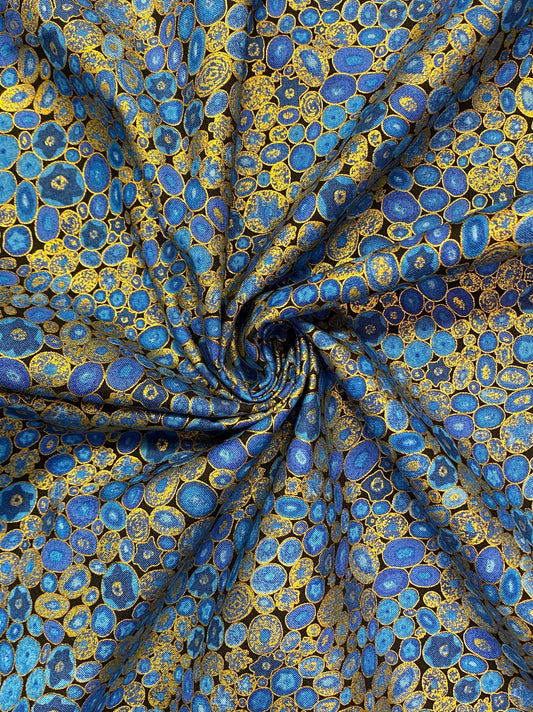 Gustav Klimt, Klimt, sininen, puuvilla