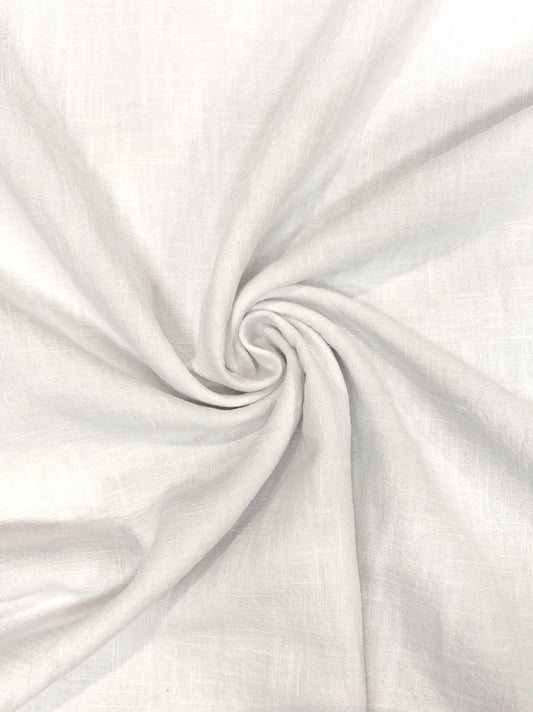 Leuto, valkoinen, kivipesty pellavasekoite