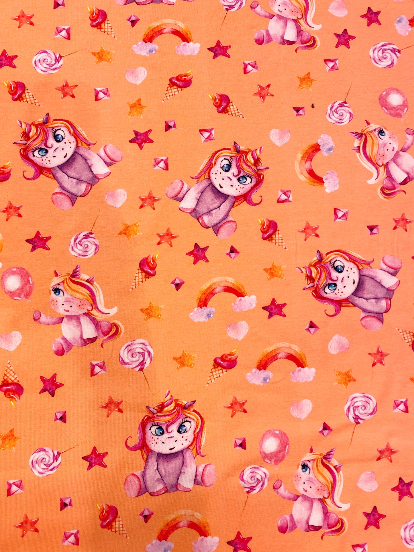 Candy Unicorns, puuvillatrikoo
