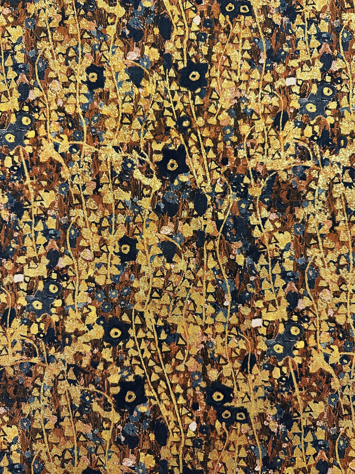 Klimt, Gold Flowers.