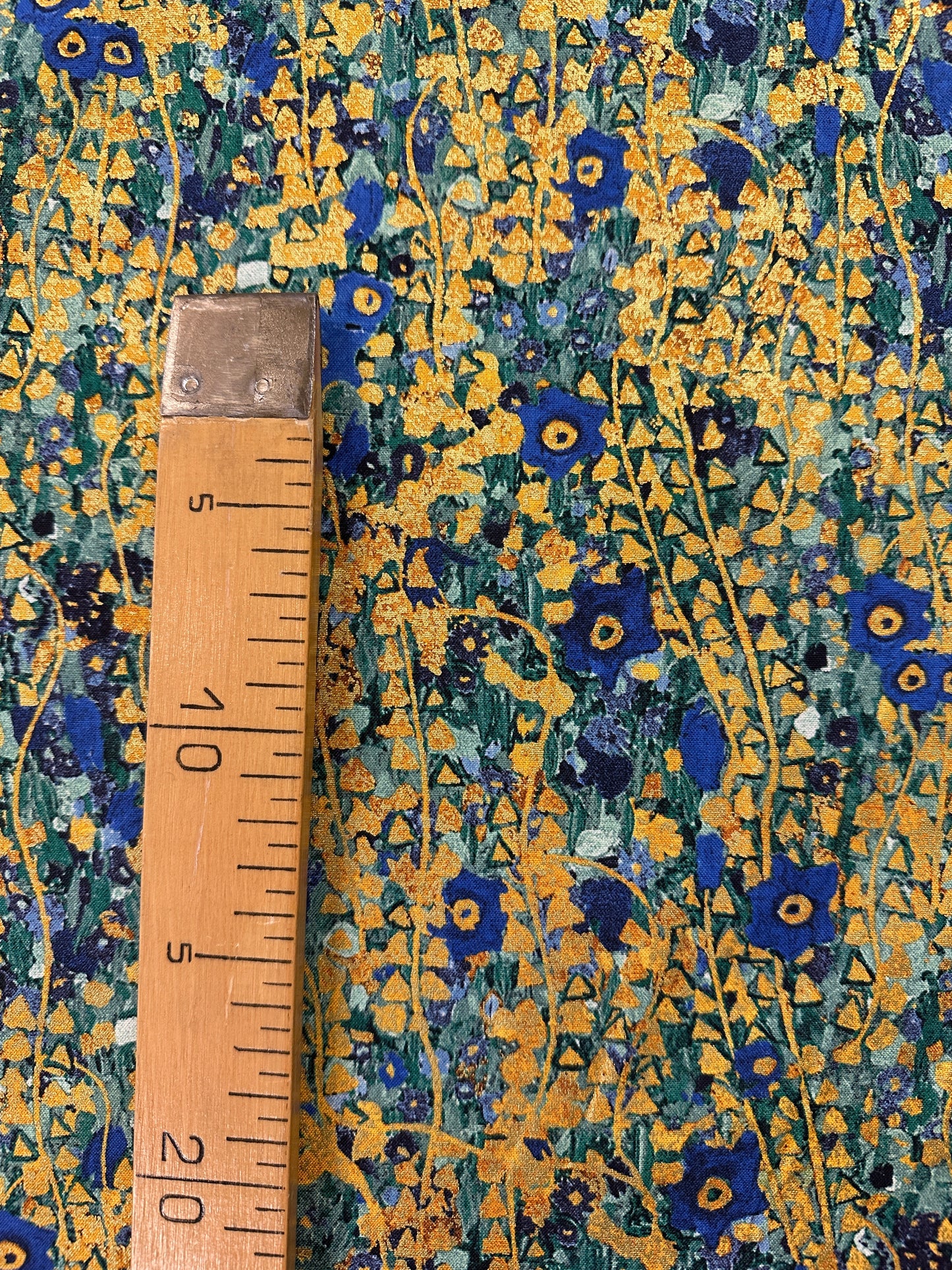 Klimt, Bleu Flowers.
