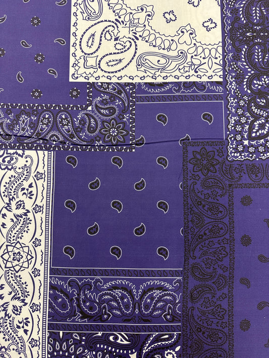 Bandana, viskoosipuuvillatvilli.