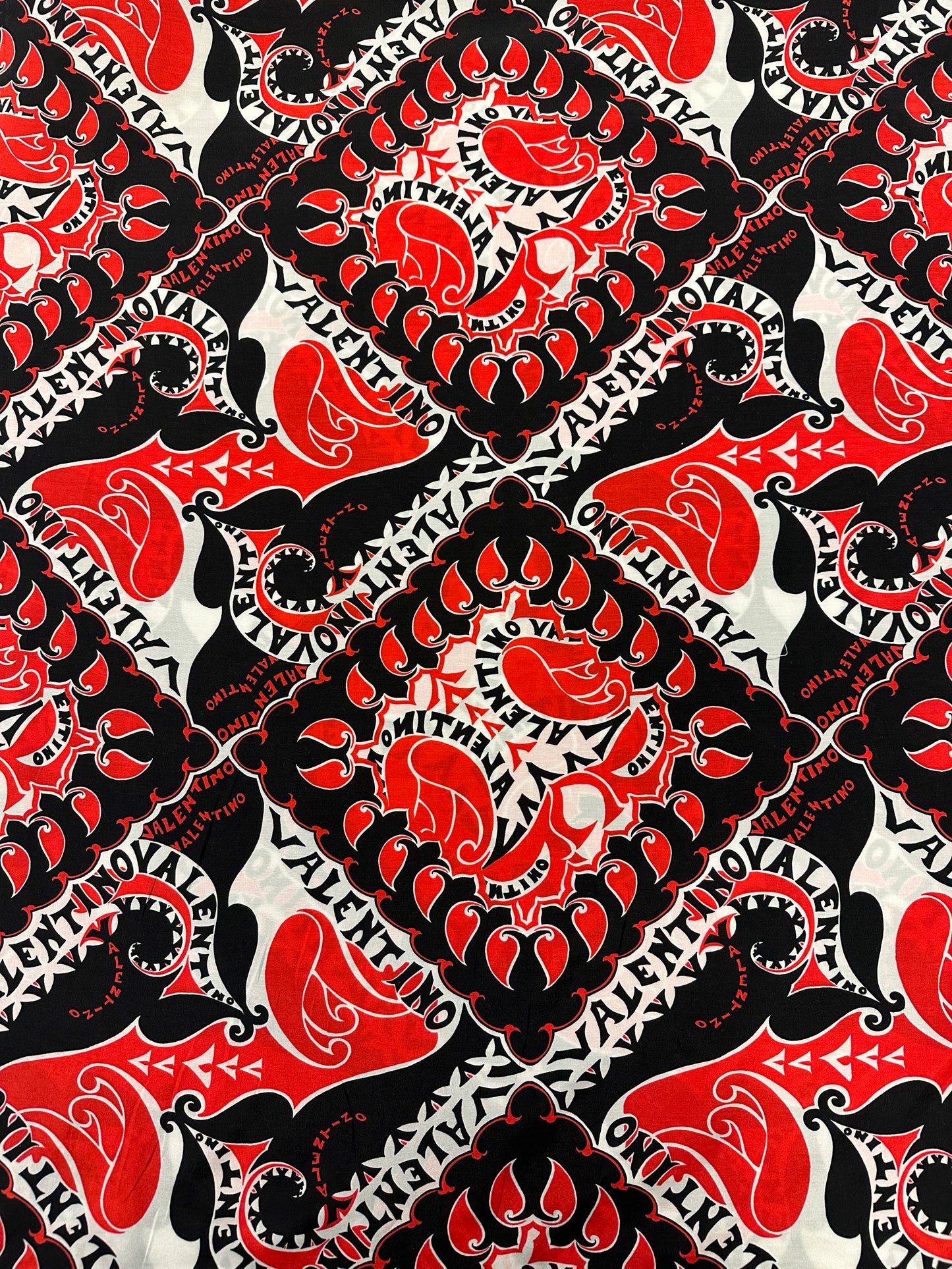 Valentino silkki Floral Red