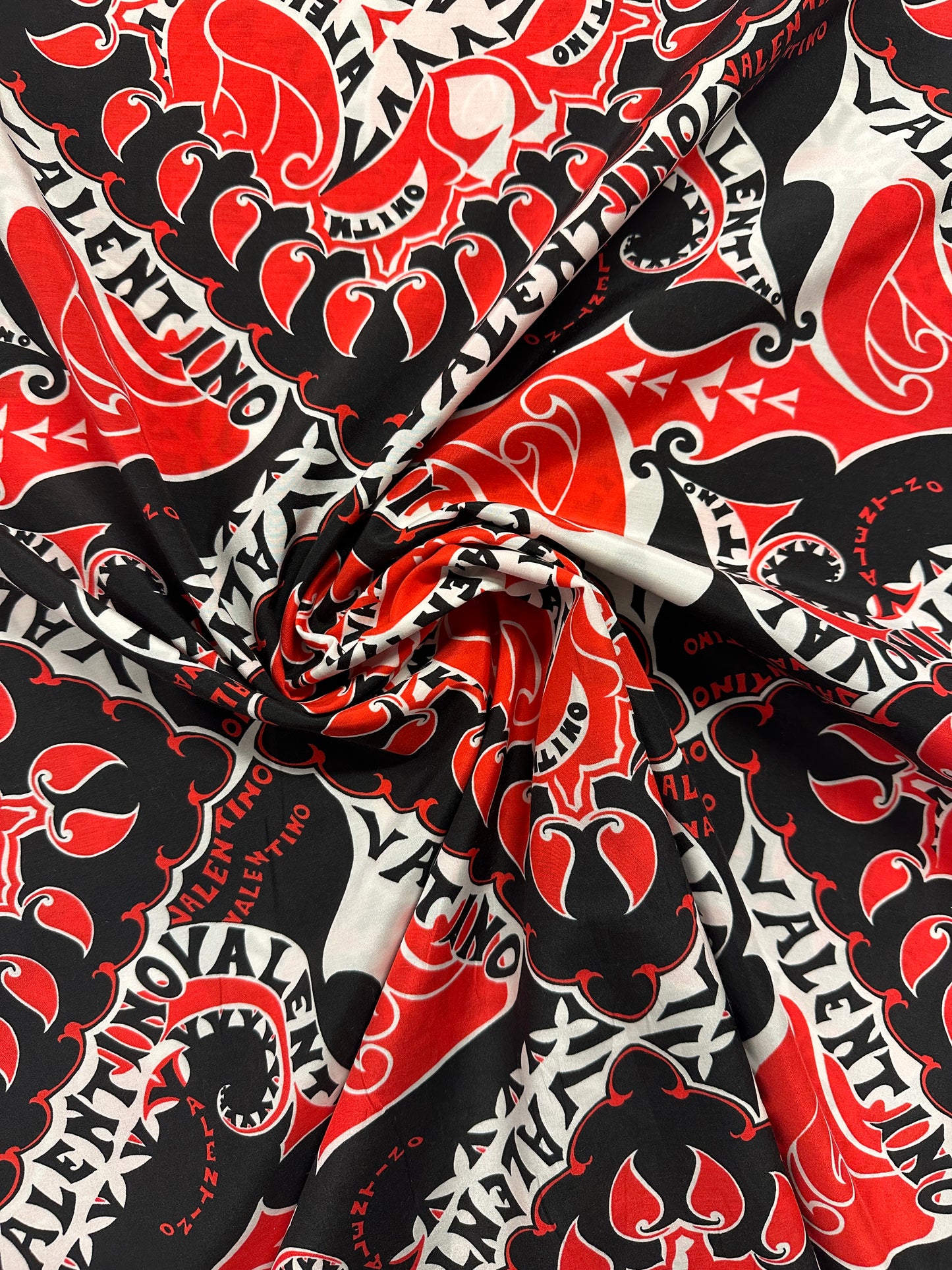 Valentino silkki Floral Red