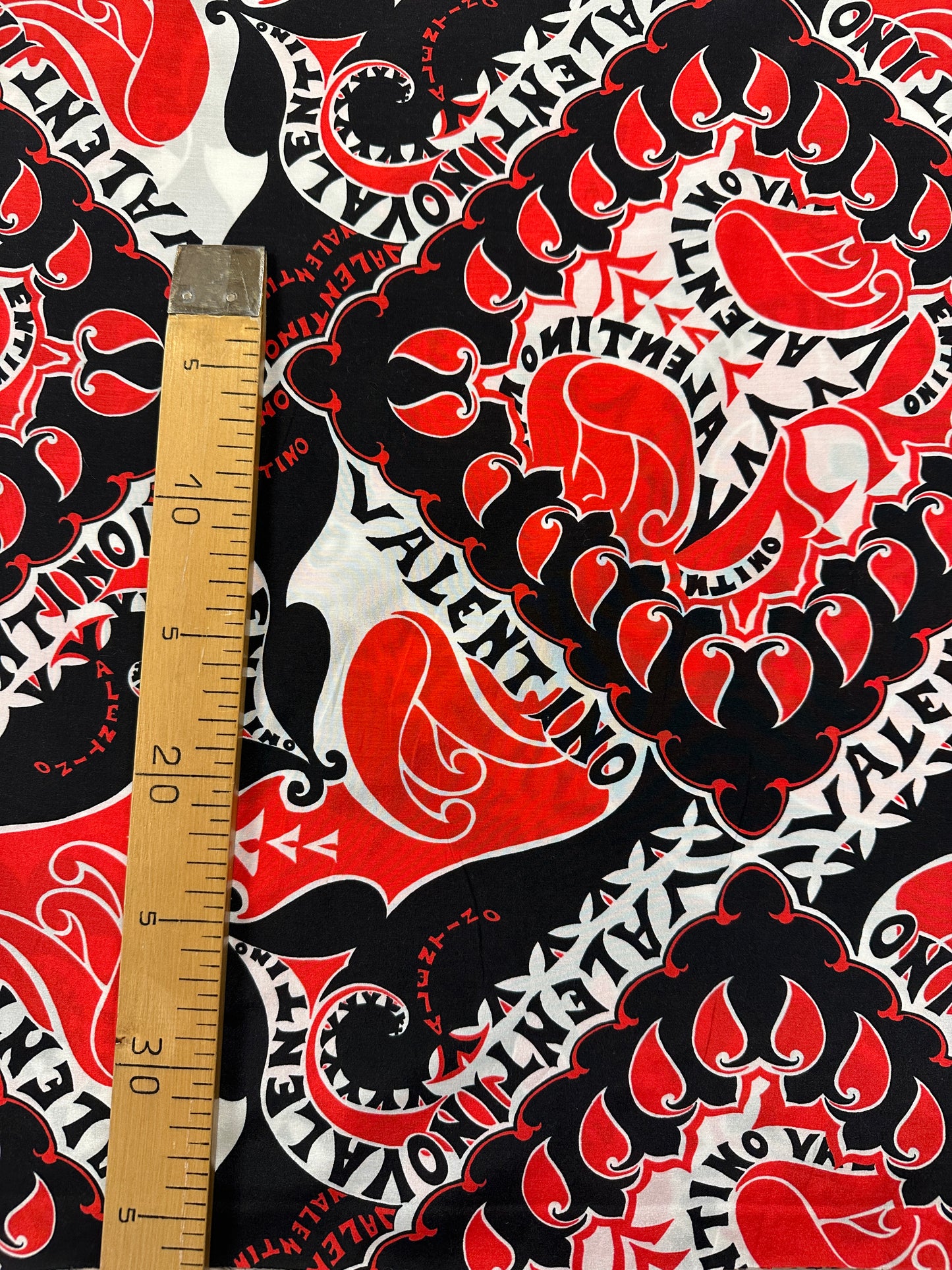 Valentino silkki Floral Red