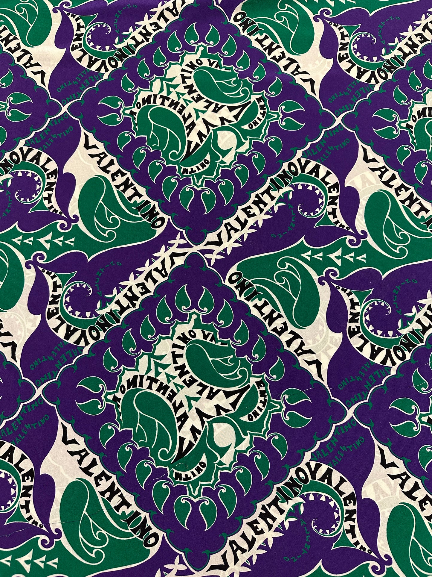 Valentino silkki Floral Purple