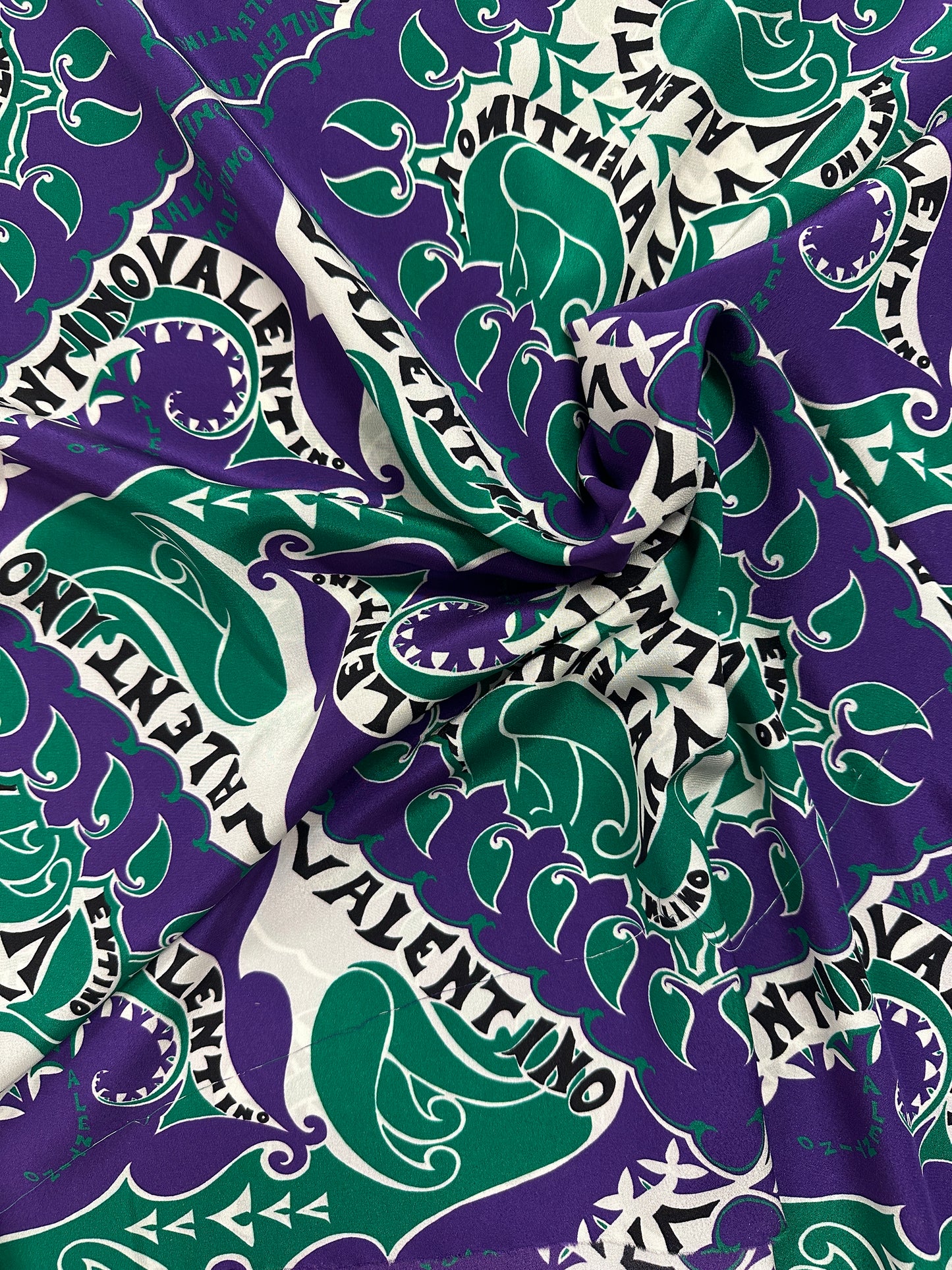 Valentino silkki Floral Purple