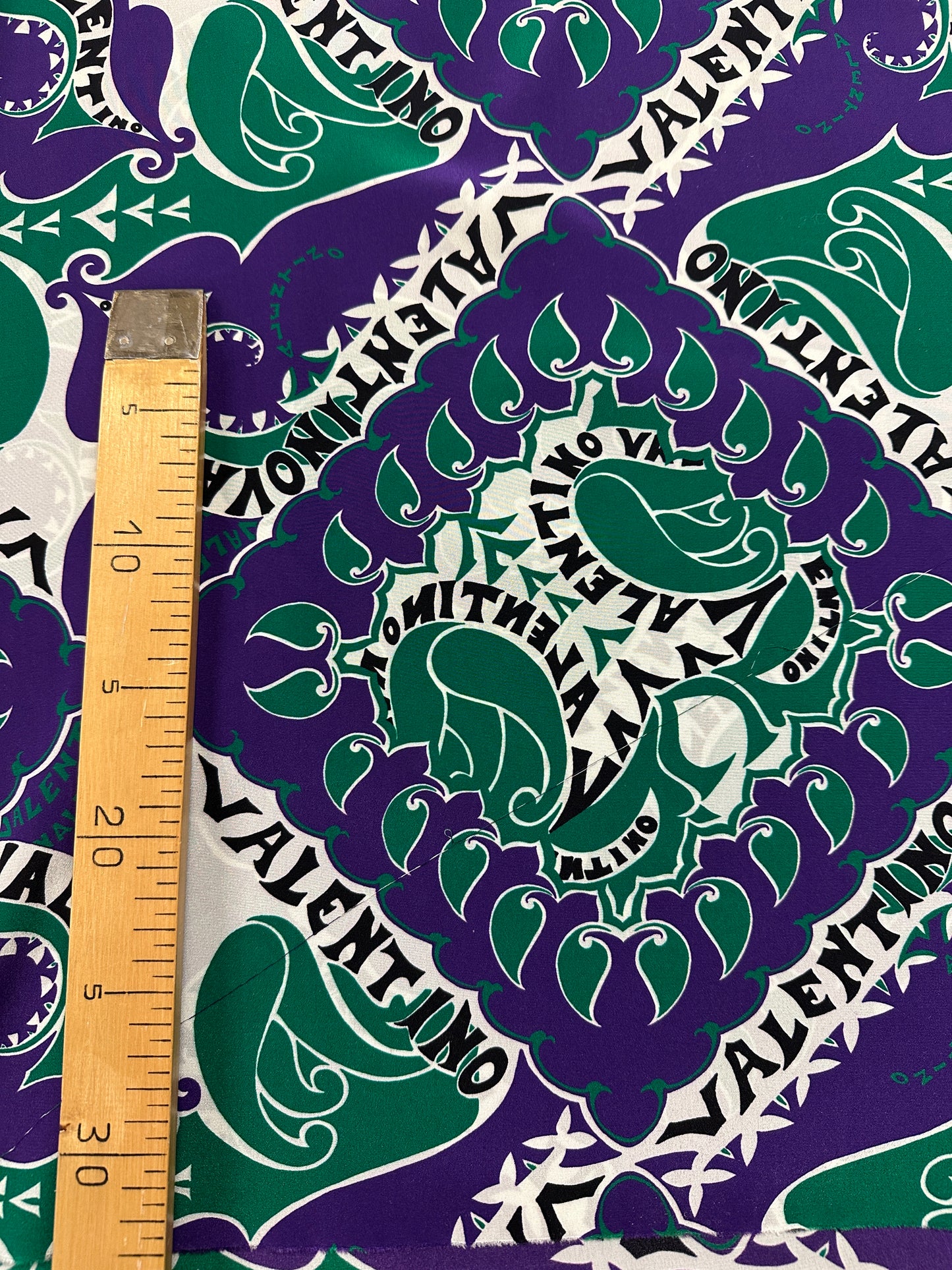 Valentino silkki Floral Purple