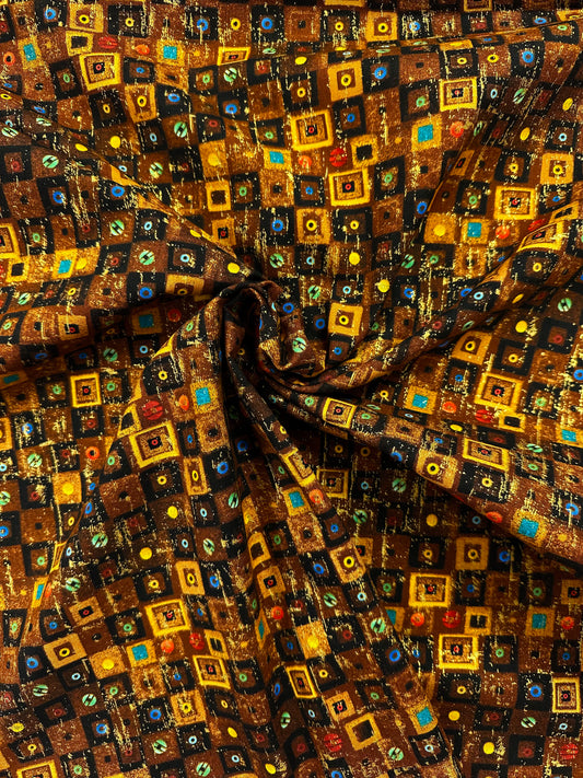 Gustav Klimt, brown cube