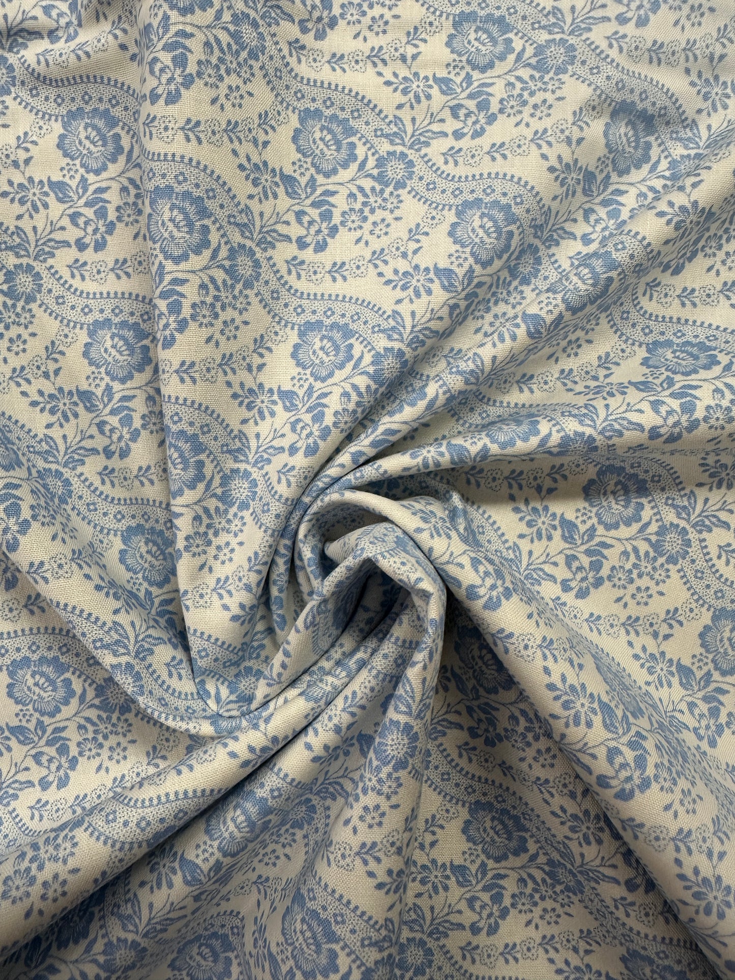 Tilda, Light bleu bloom, puuvilla.