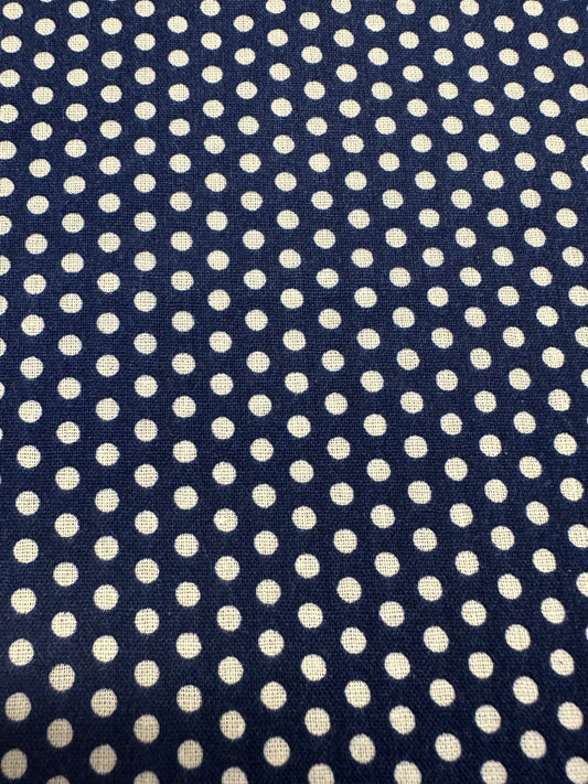 Polka dot, puuvillakangas