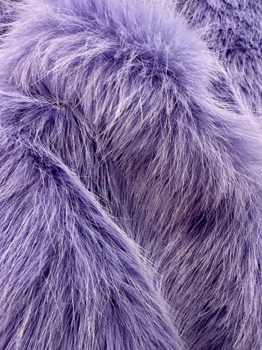 Light purple, Vegan long Fur.