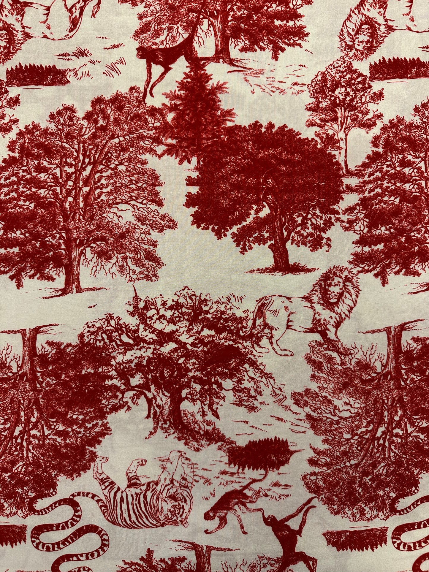 Haute couture, Wild Toile, punainen, viskoosi.