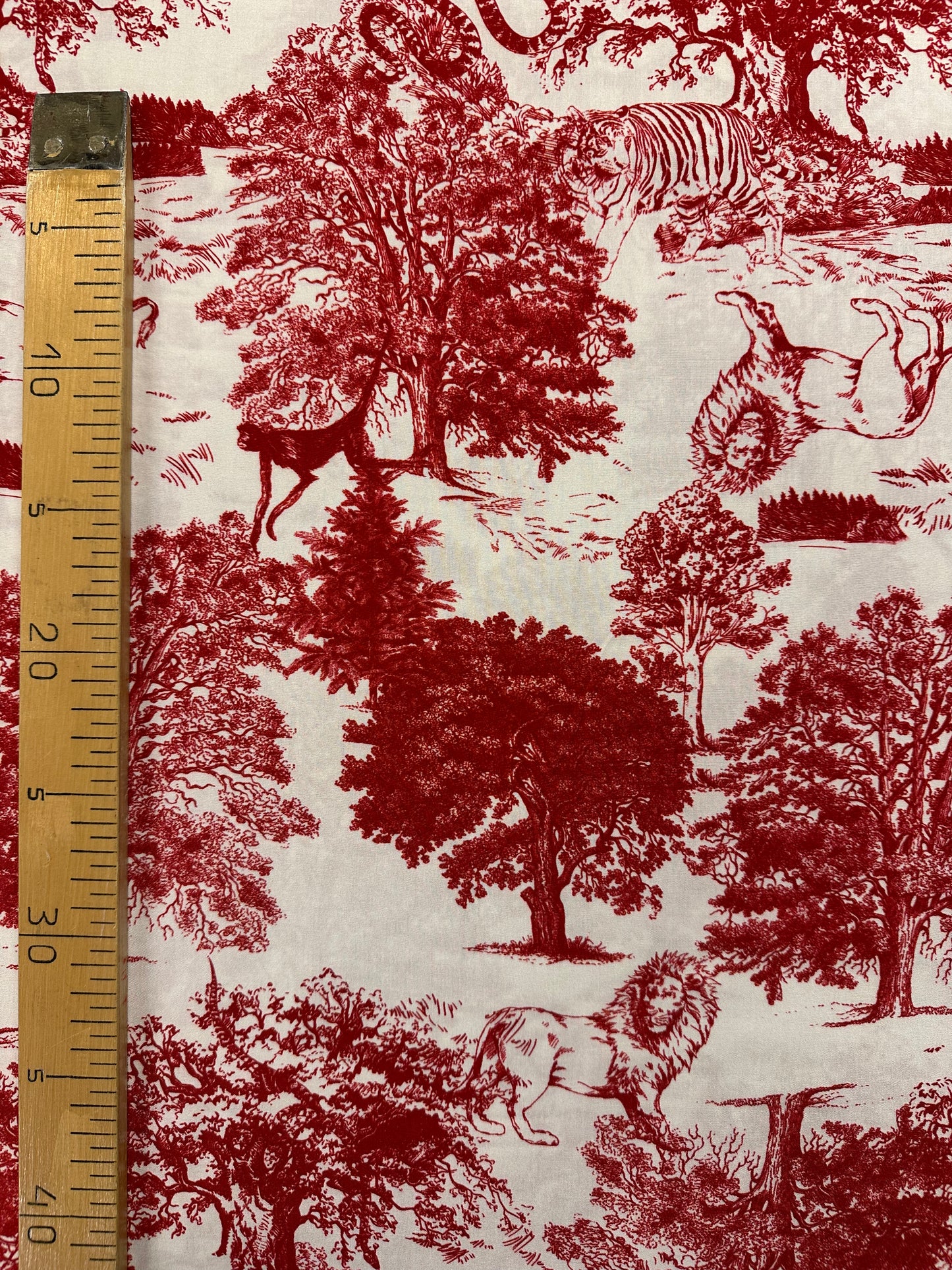 Haute couture, Wild Toile, punainen, viskoosi.