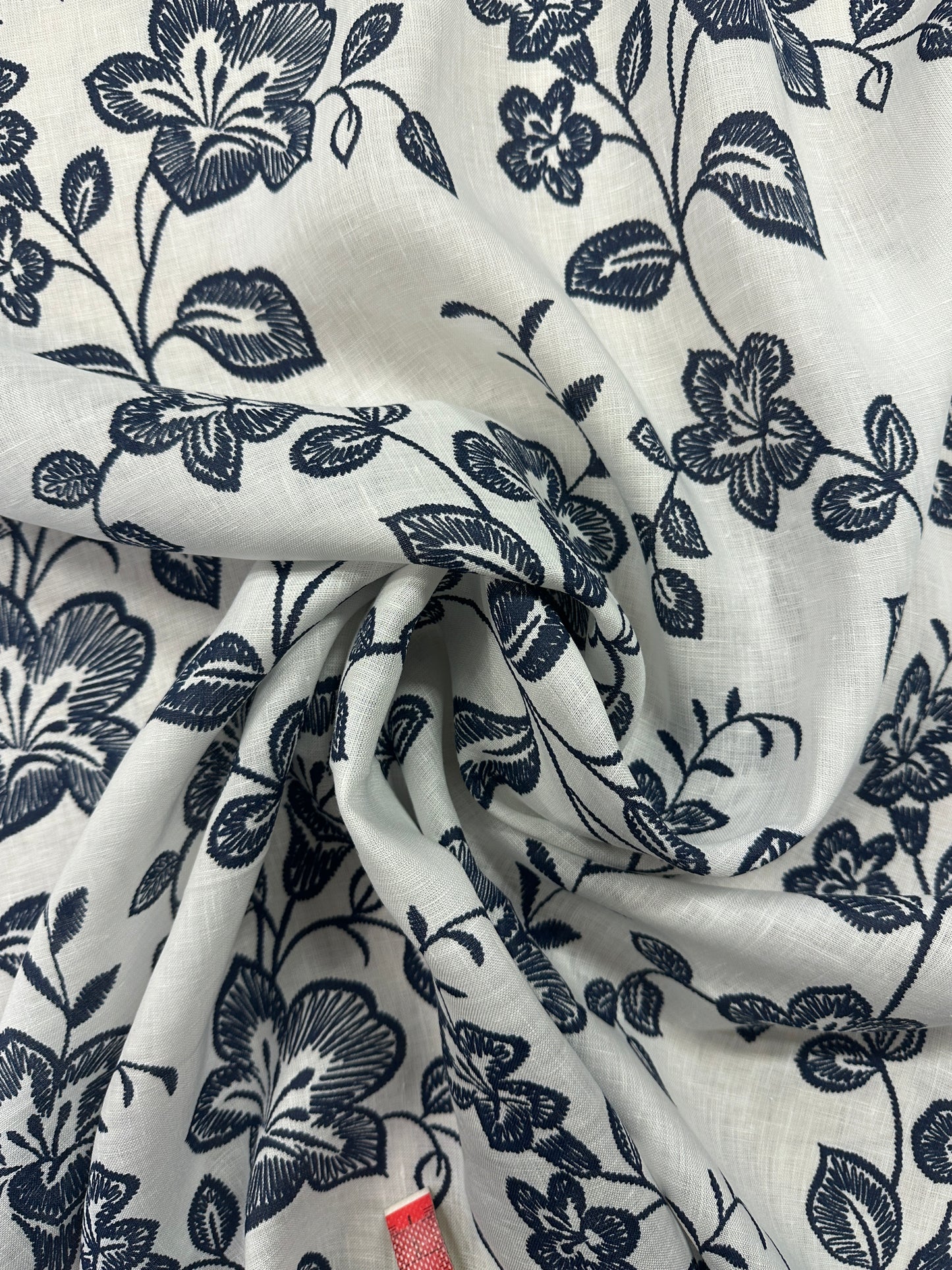 Sininen hibiskus, pellava.