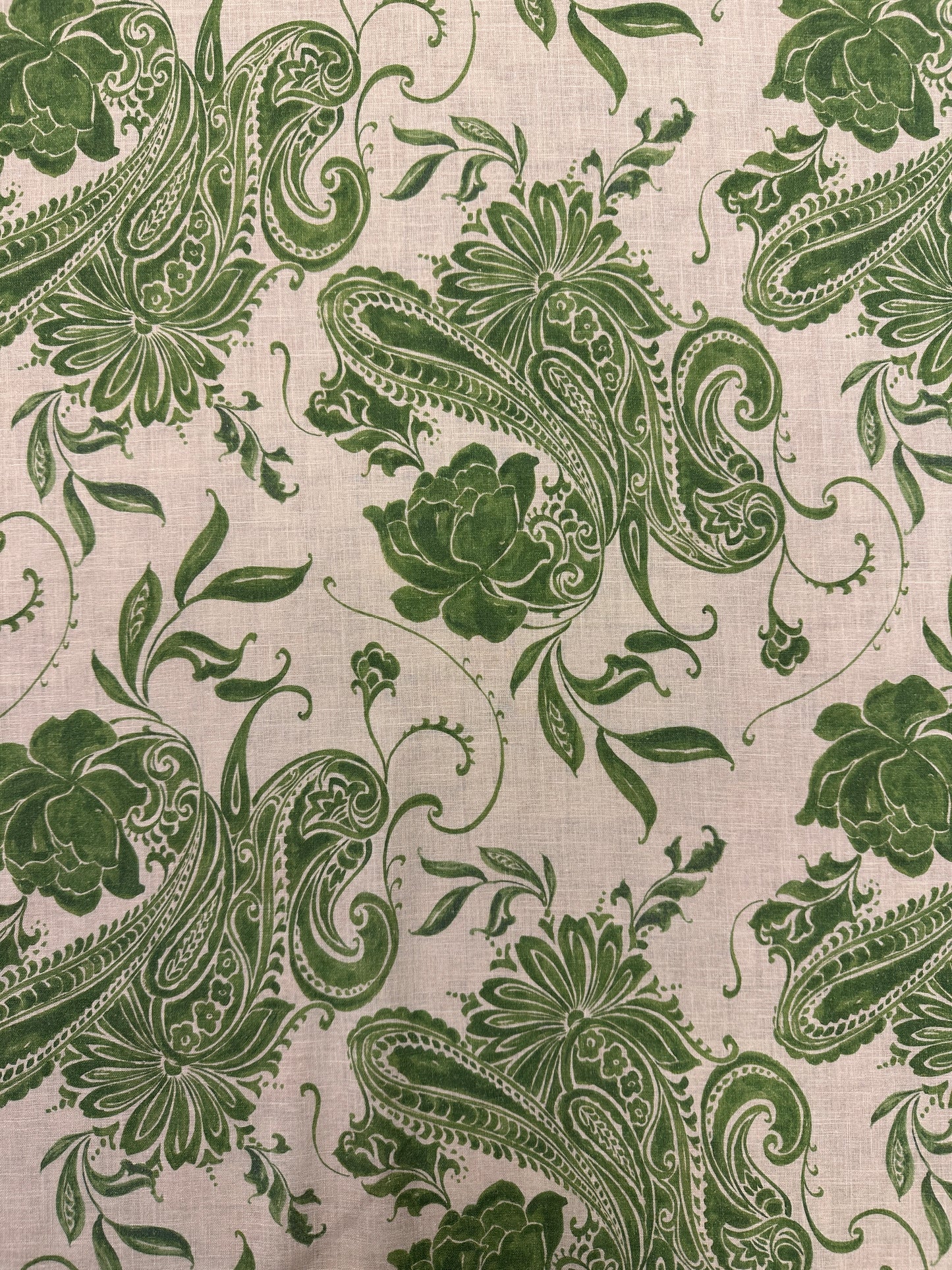 Aquarel Paisley, pellava.