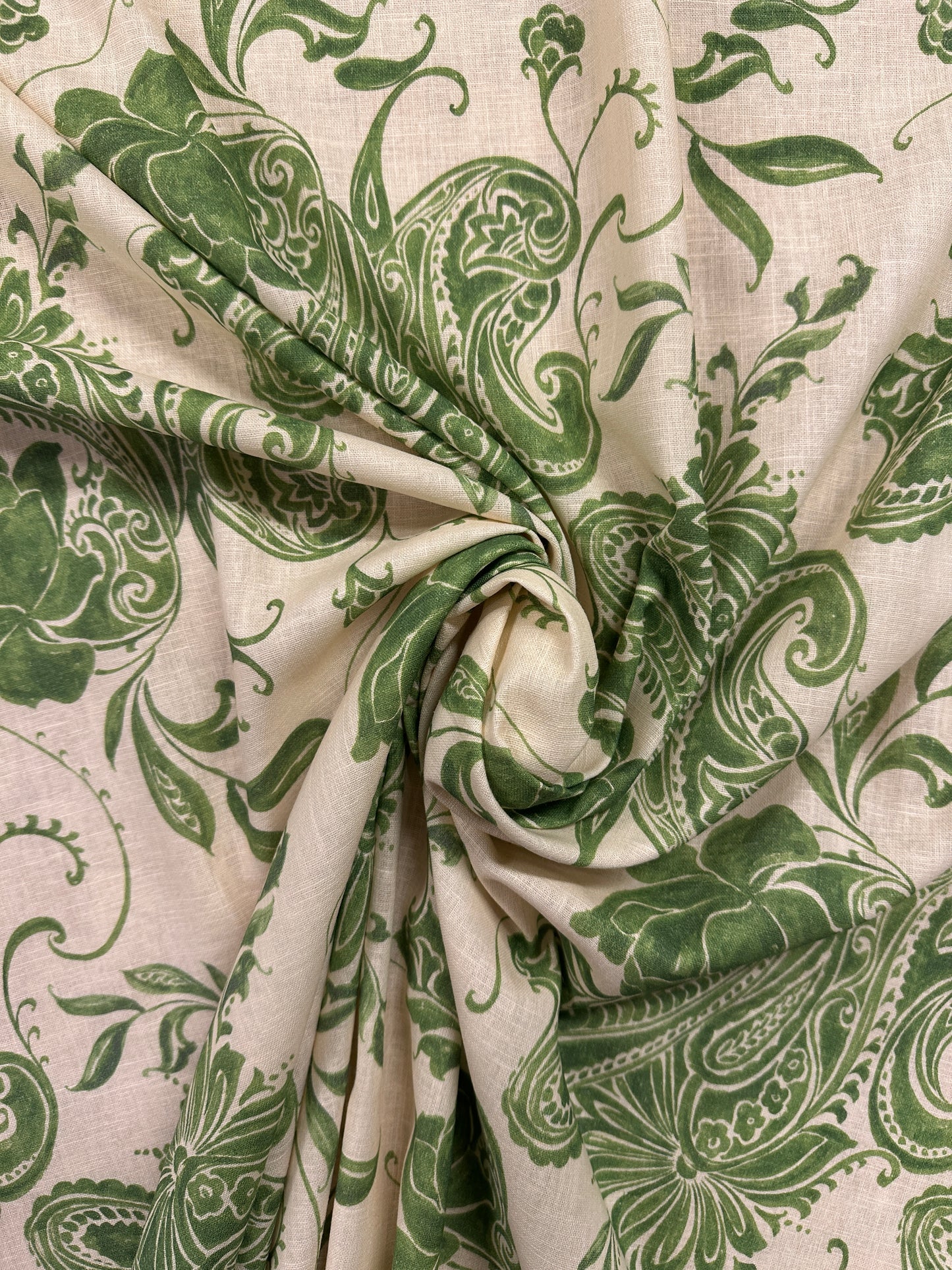 Aquarel Paisley, pellava.