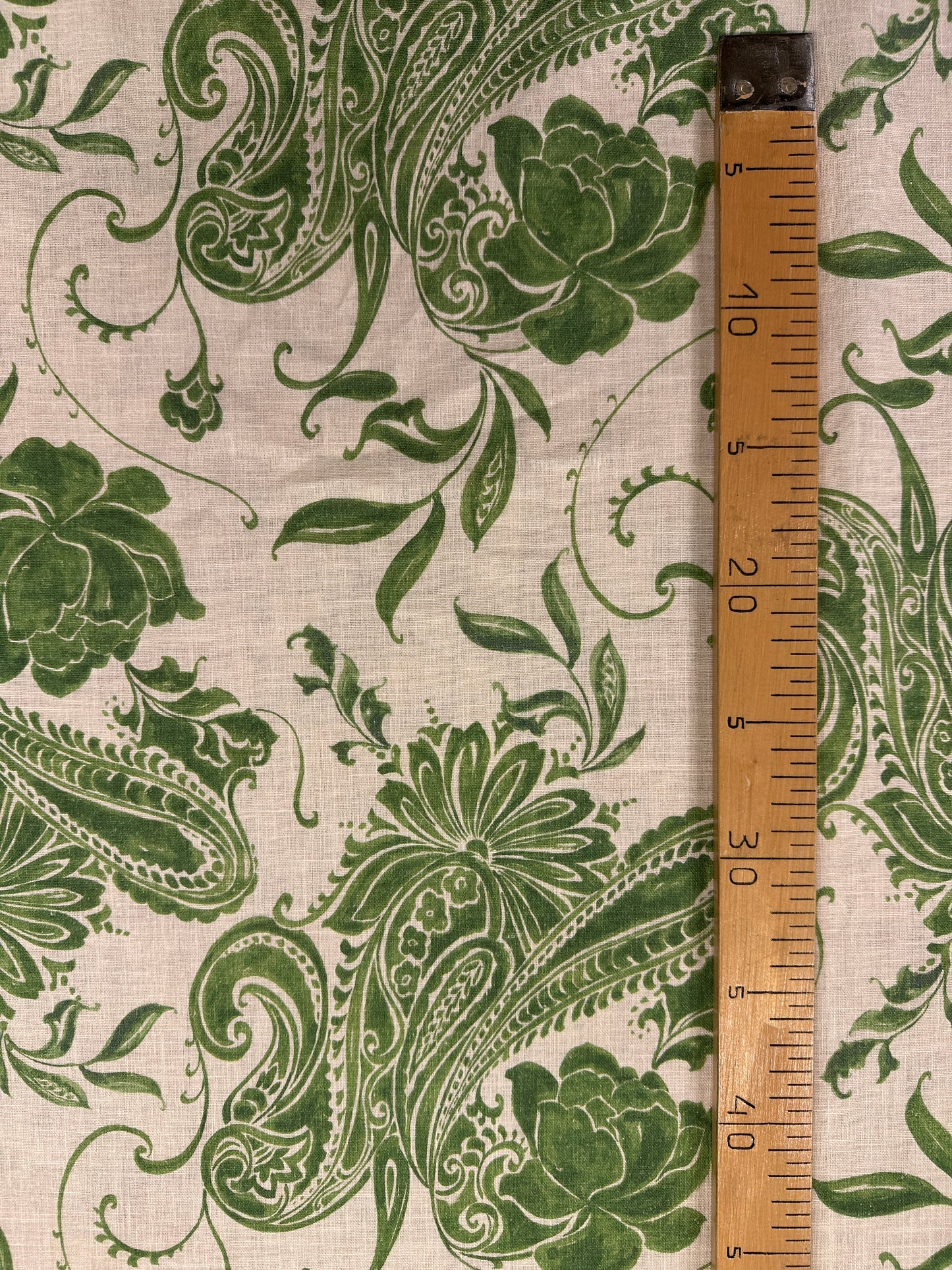 Aquarel Paisley, pellava.