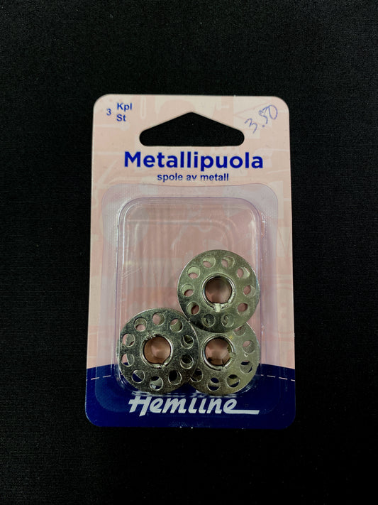 Hemline metallipuola, korkeus 11,5 mm, 3 kpl/pkt