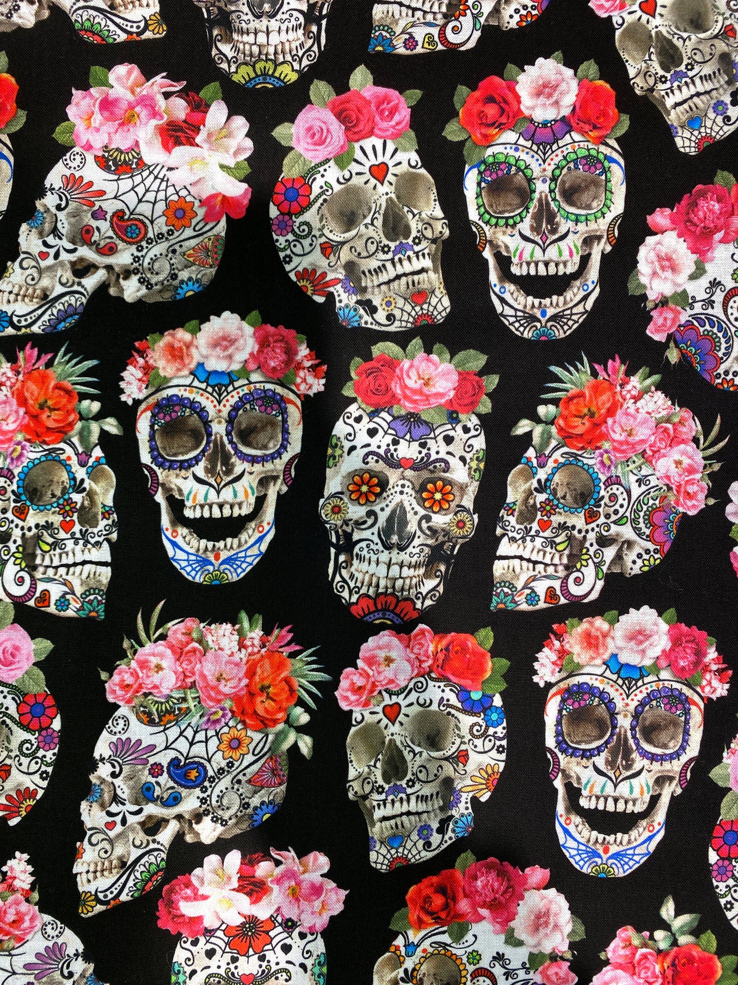Frida Kahlo, Dia De Los Muertos, puuvilla