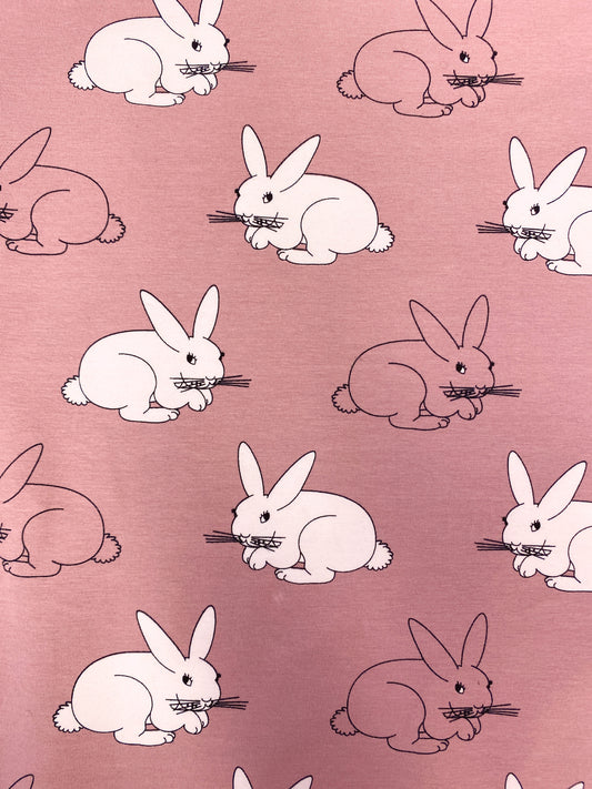 Puput, vanha roosa, puuvillatrikoo